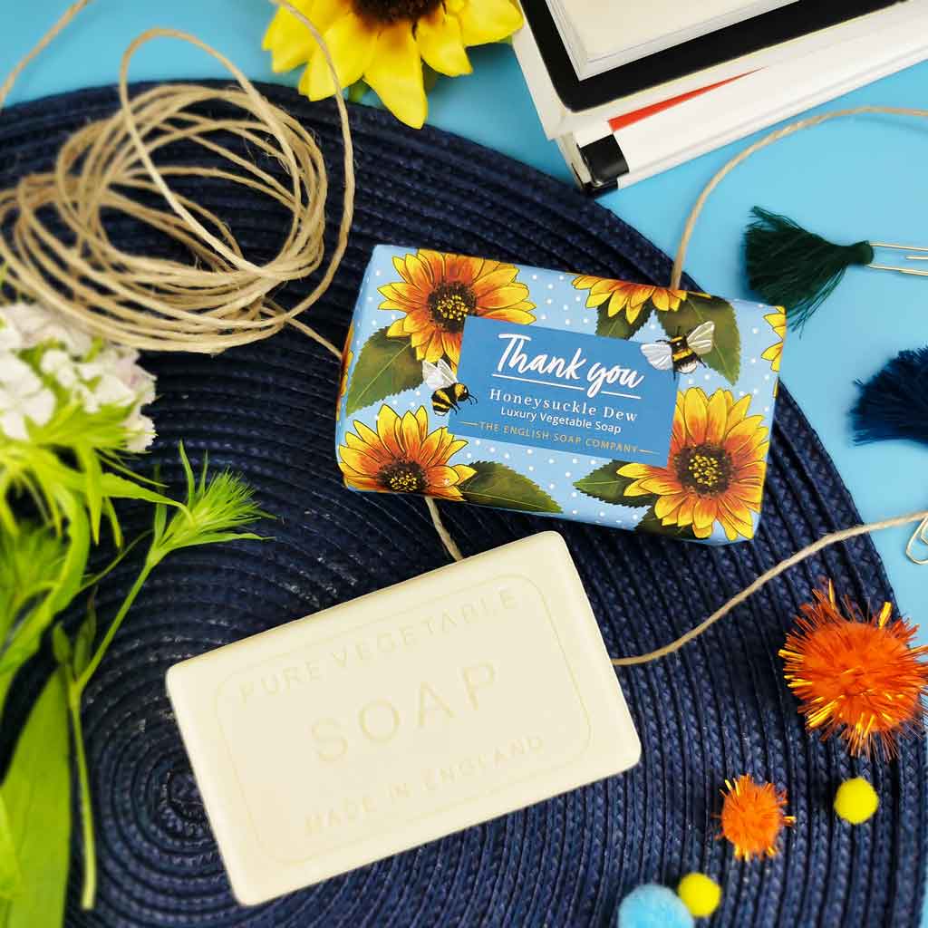 Thank You Zesty Lemon and Orange Gift Soap Bar - Image 4