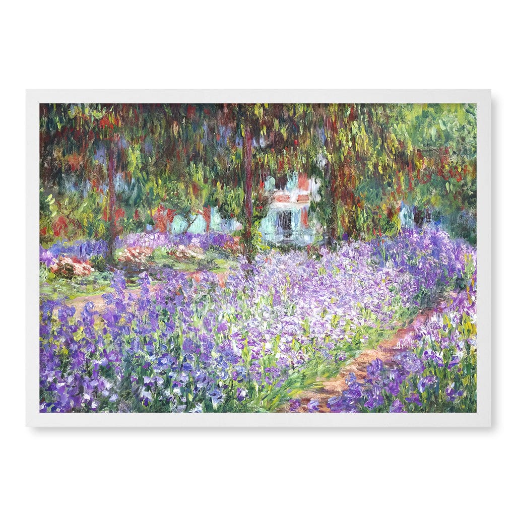Artists Garden - Claude Monet Art Print - Image 20