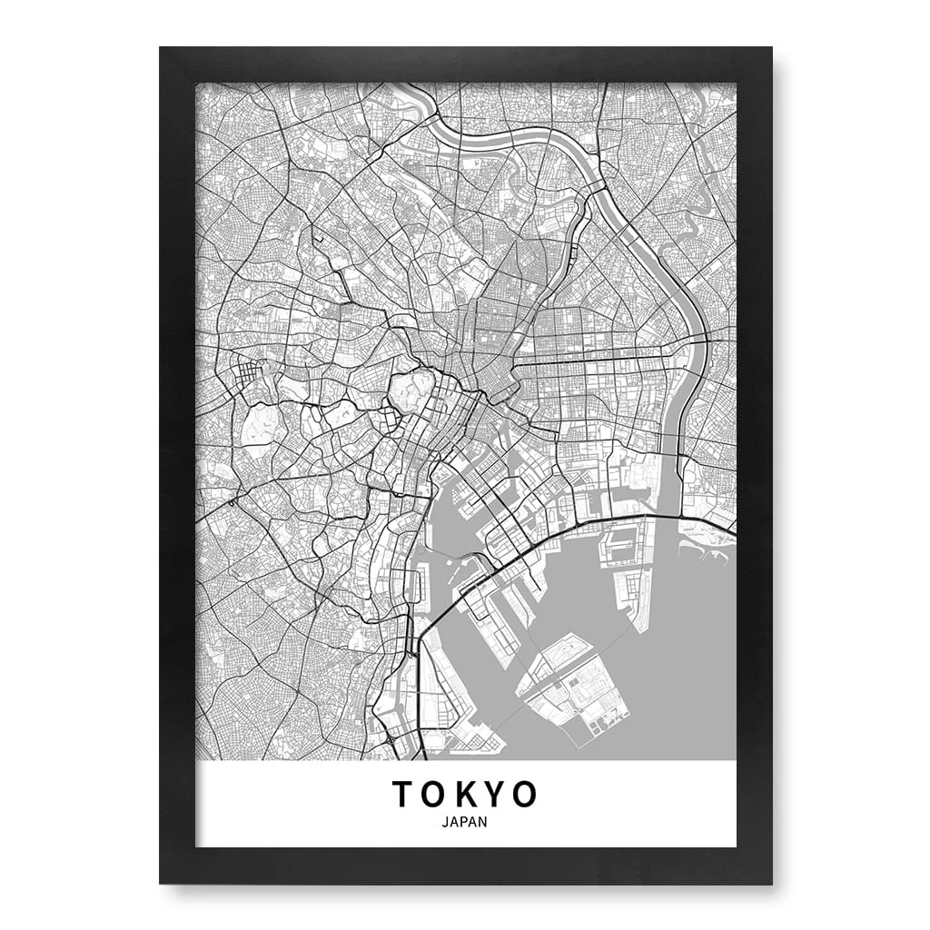 Tokyo City Map Print - Tokyo Map Wall Art - Image 21