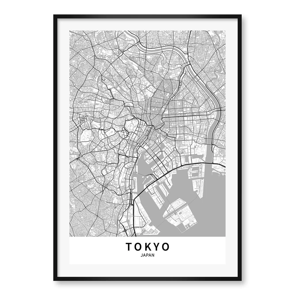 Tokyo City Map Print - Tokyo Map Wall Art - Image 37