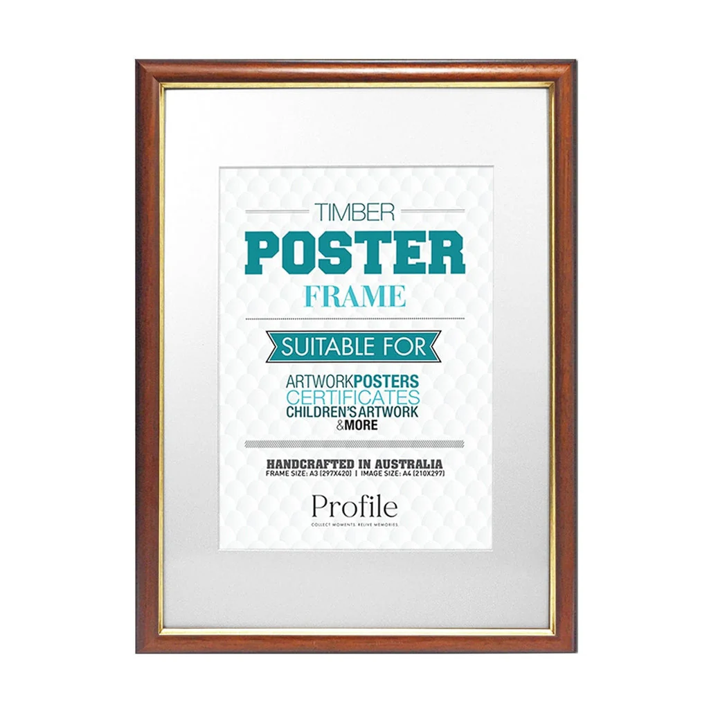 Traditional Walnut Gold Certificate Picture Frame - Image 10