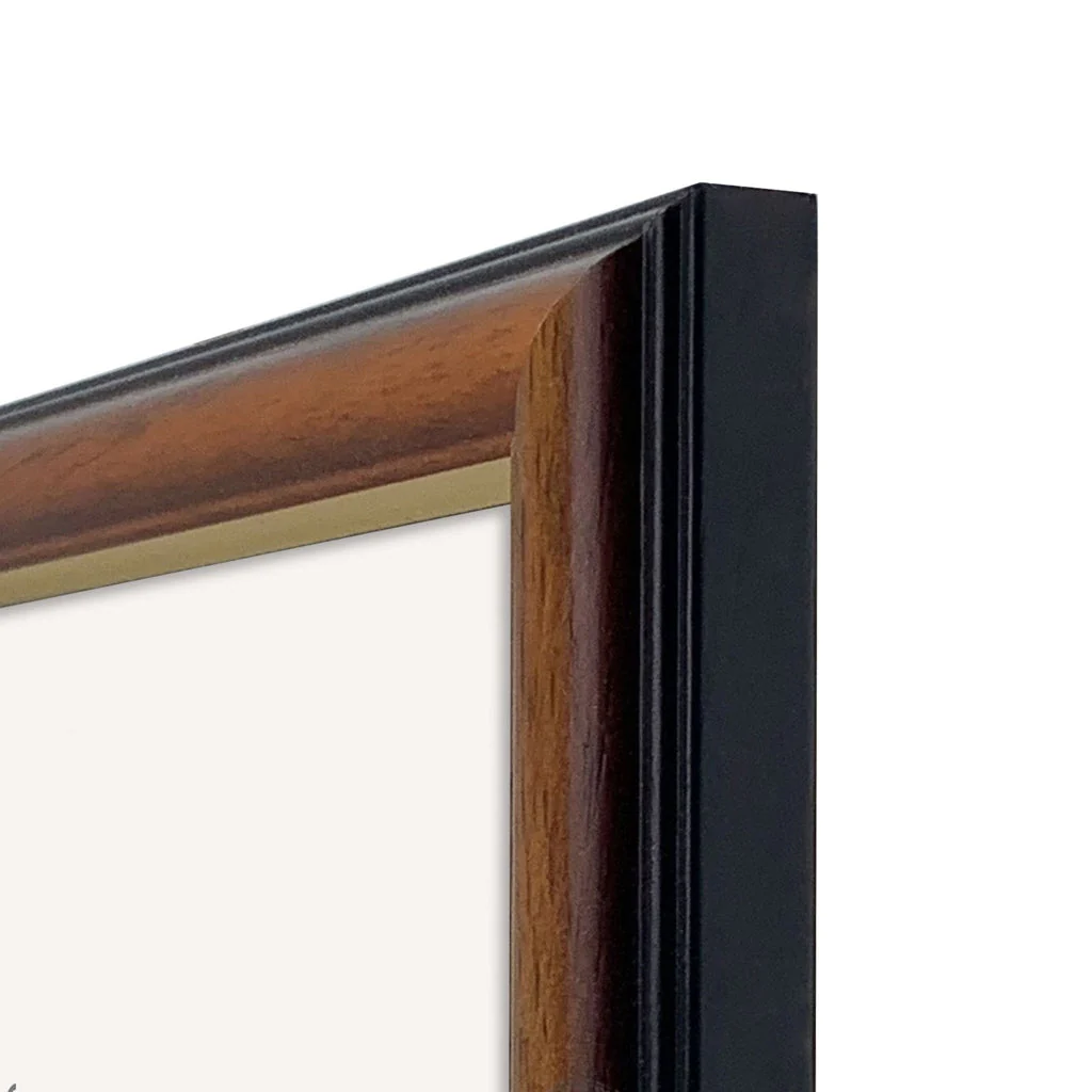 Traditional Walnut Gold Certificate Picture Frame - Image 3