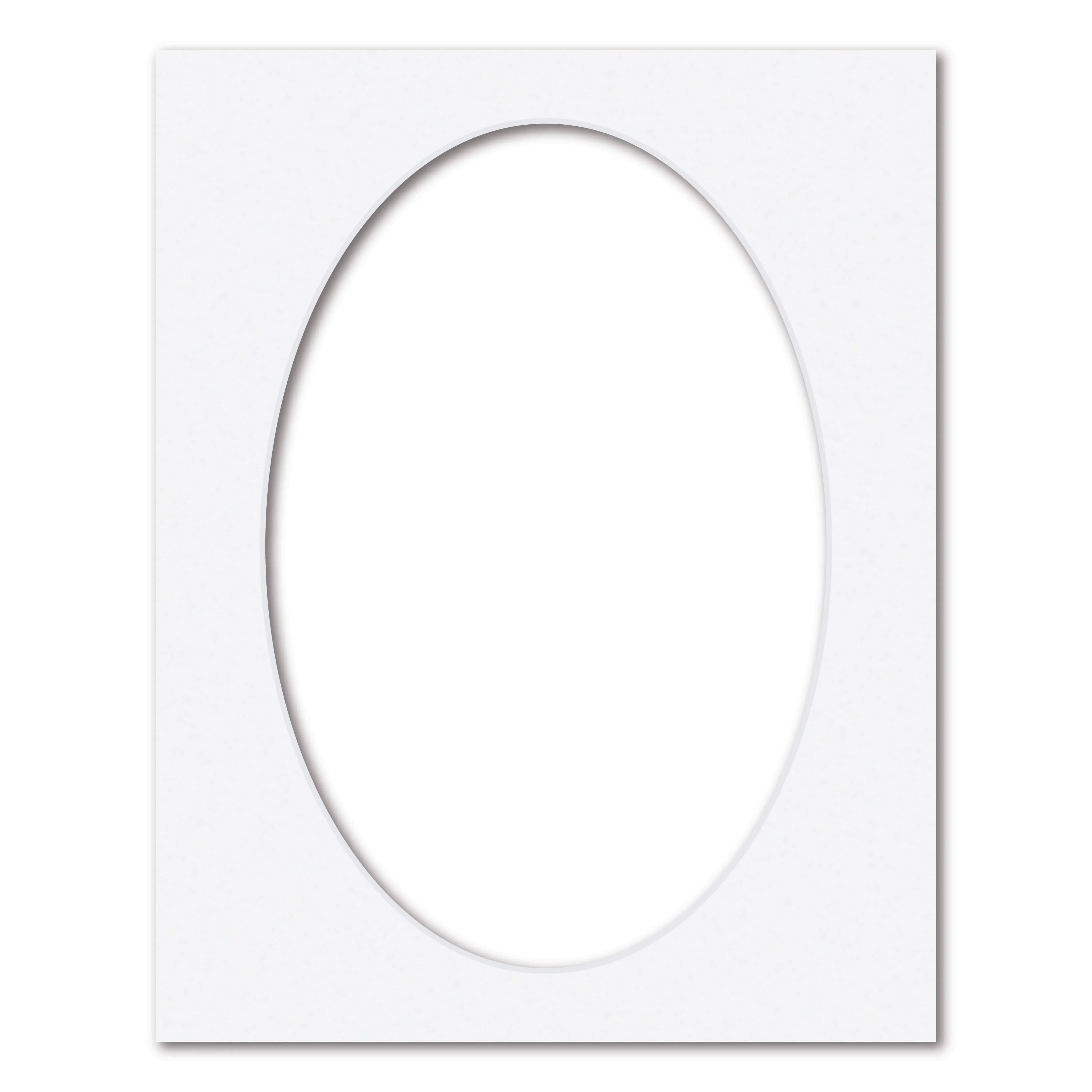 Ultimate White Acid-Free Oval Mat Board - Image 11