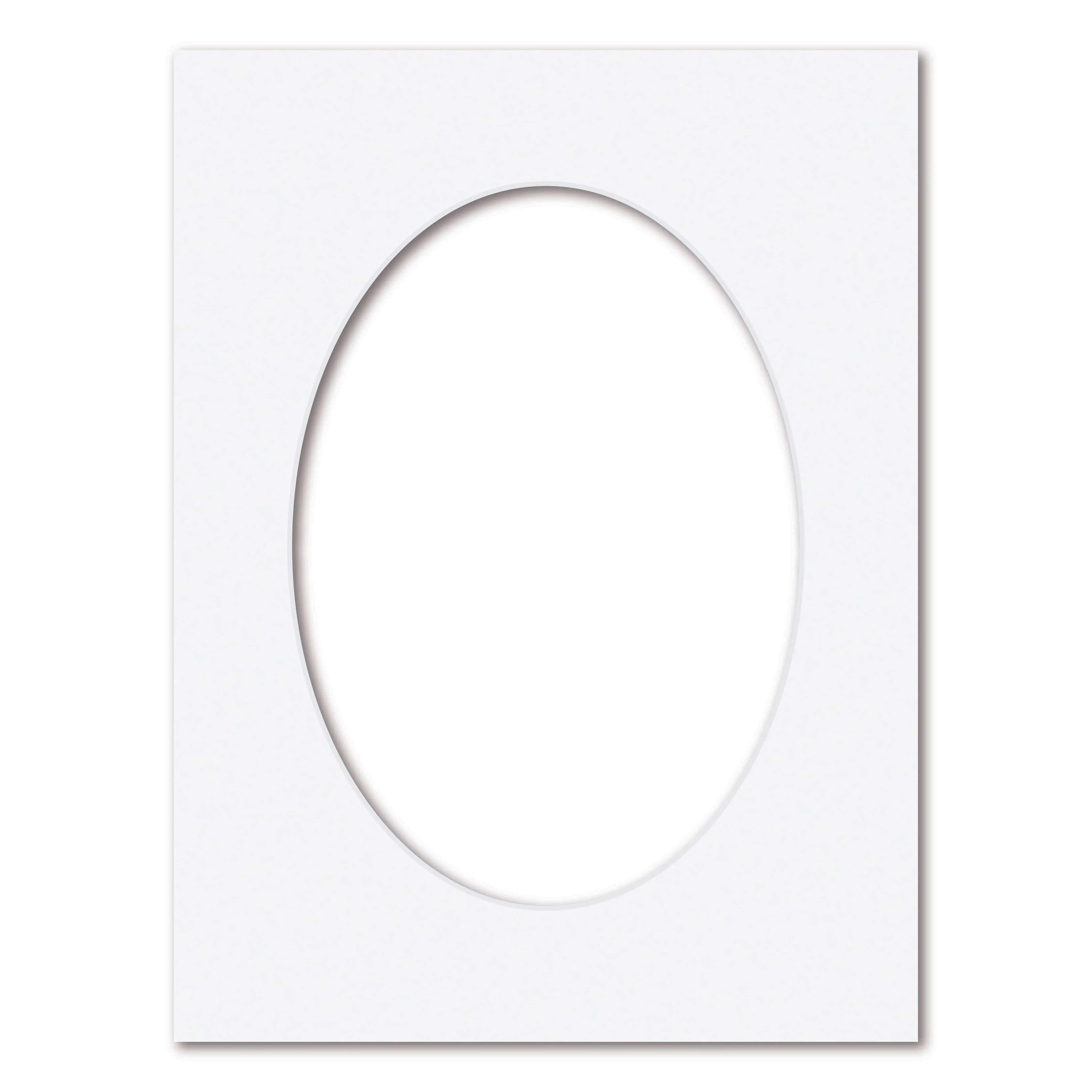 Ultimate White Acid-Free Oval Mat Board - Image 6