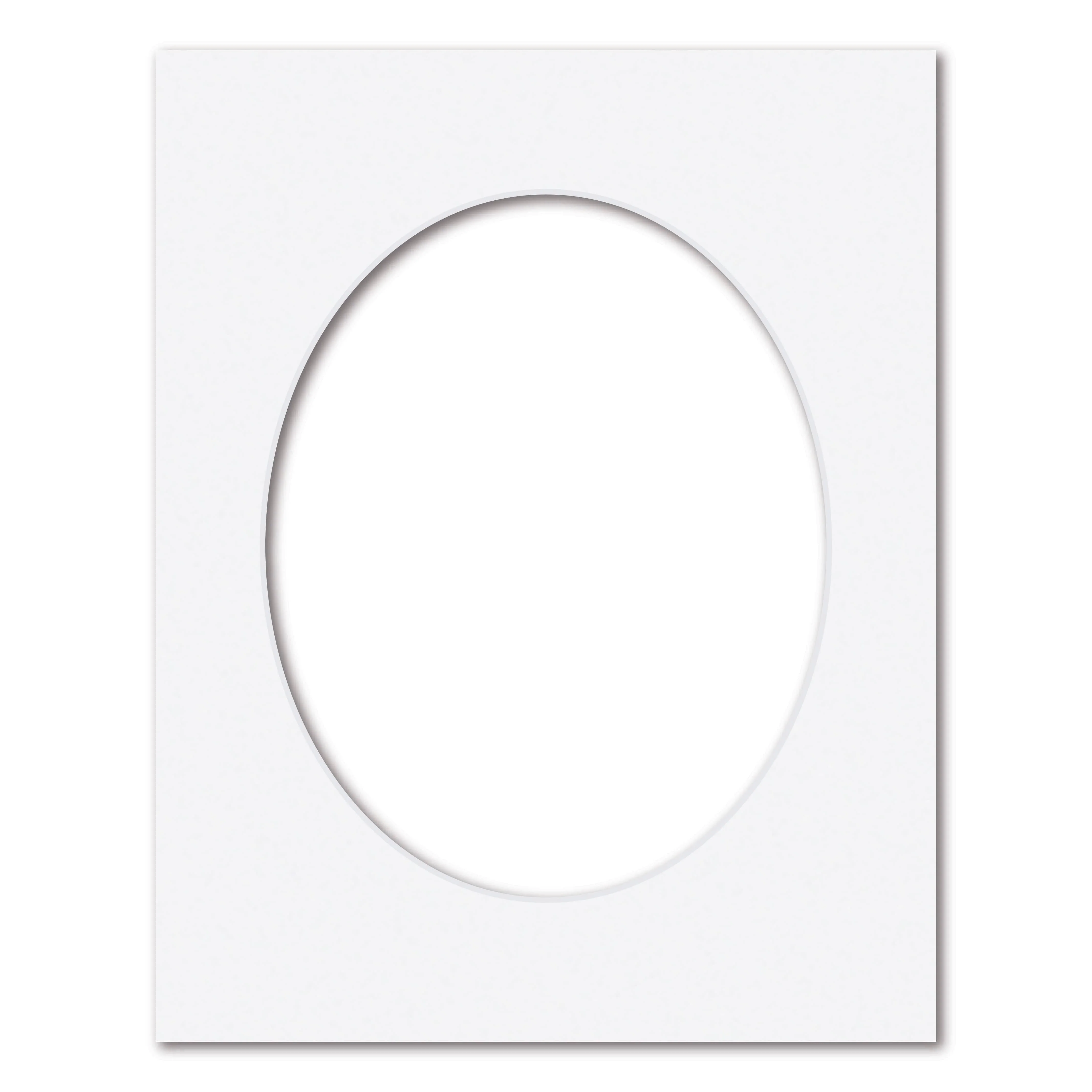 Ultimate White Acid-Free Oval Mat Board - Image 8