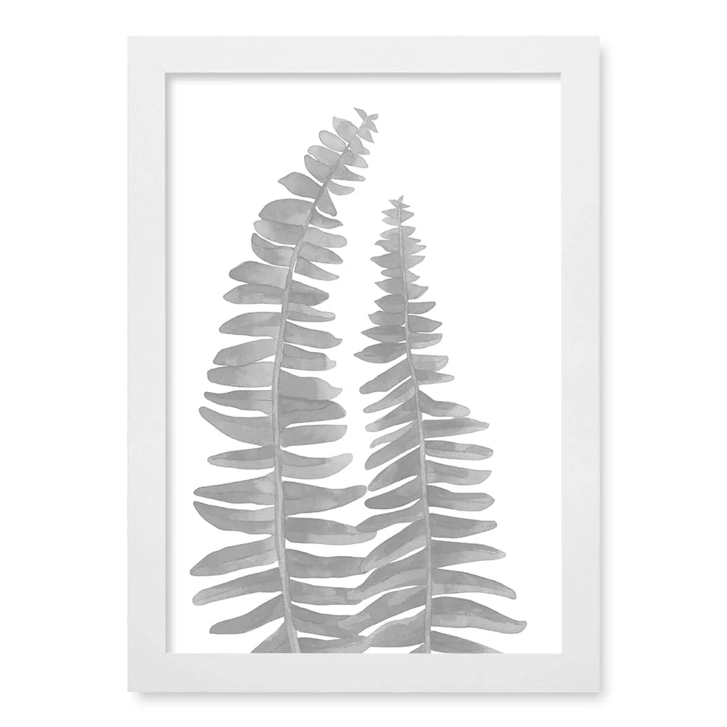 Watercolour Fern Leaves Wall Art Print - Image 18