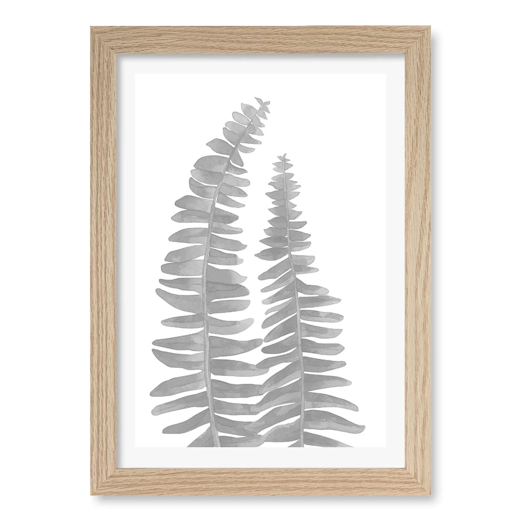 Watercolour Fern Leaves Wall Art Print - Image 21