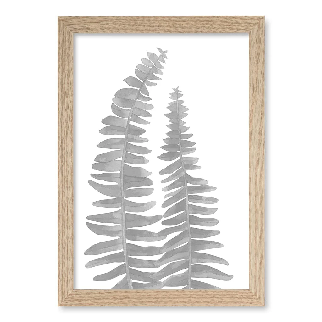 Watercolour Fern Leaves Wall Art Print - Image 25