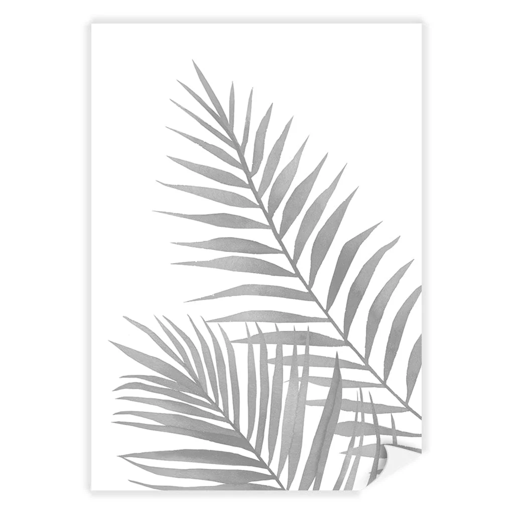 Watercolour Palm Leaves Wall Art Print - Image 10