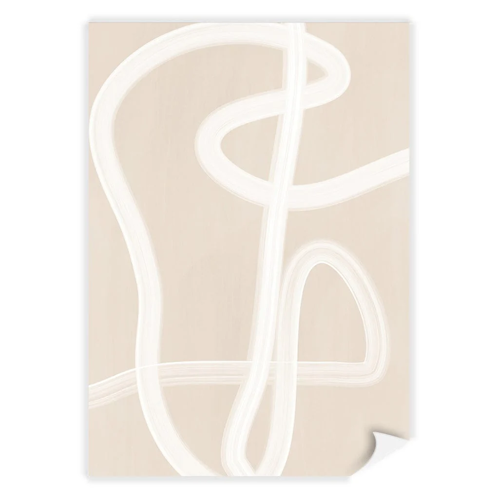White Brush Stroke 2 Line Art Print by Elena Ristova - Image 11