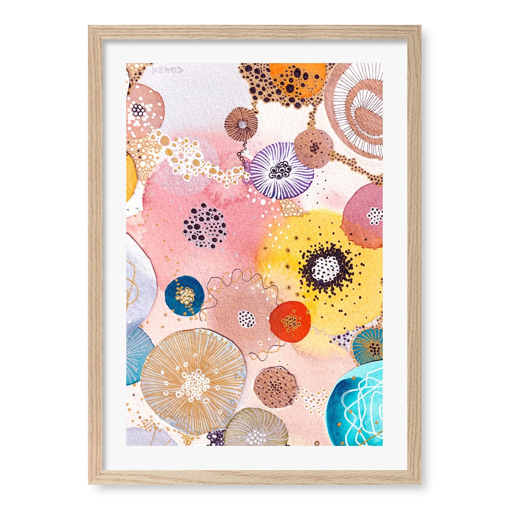 White Rabbit Modern Wall Art Print by Camille Contini