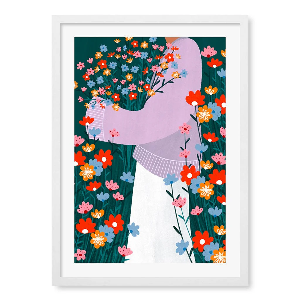 Wildflower Garden Modern Art Print by Bea Muller - Image 12