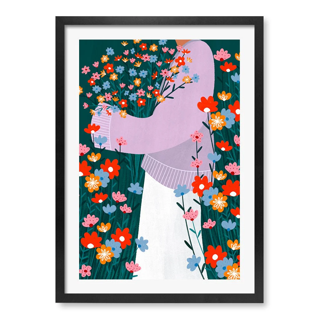 Wildflower Garden Modern Art Print by Bea Muller - Image 15