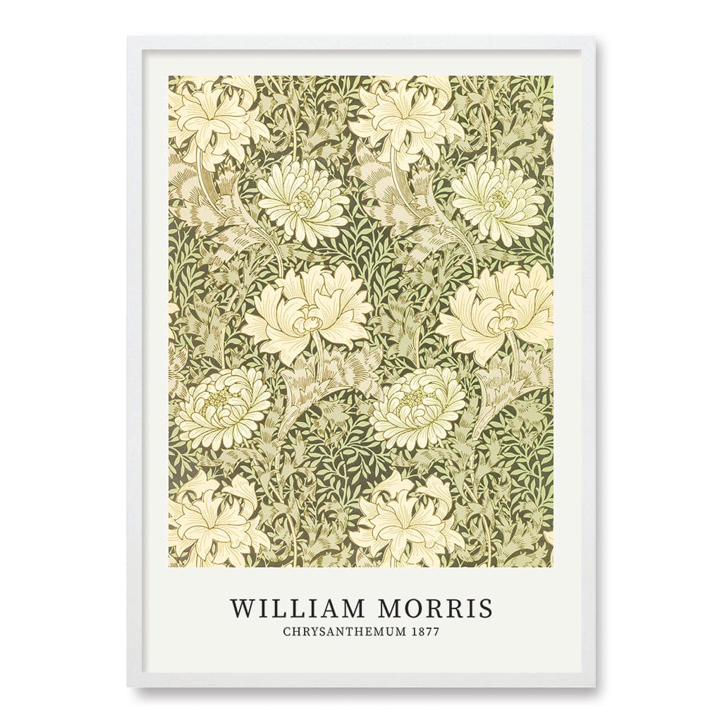 Chrysanthemum Pattern - William Morris Floral Art Print - Image 11
