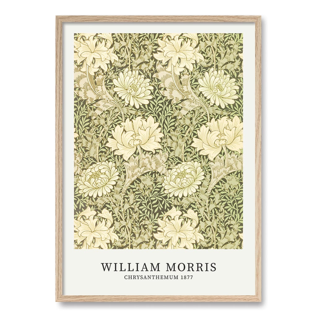 Chrysanthemum Pattern - William Morris Floral Art Print - Image 12