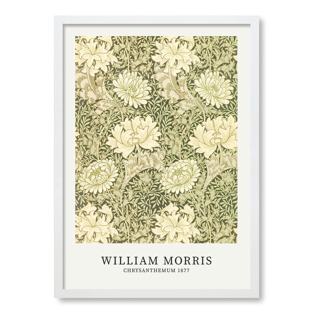 Chrysanthemum Pattern - William Morris Floral Art Print - Image 17