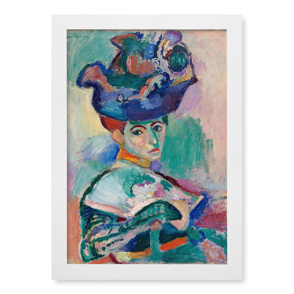 Woman with a Hat - Henri Matisse Art Print - Image 20