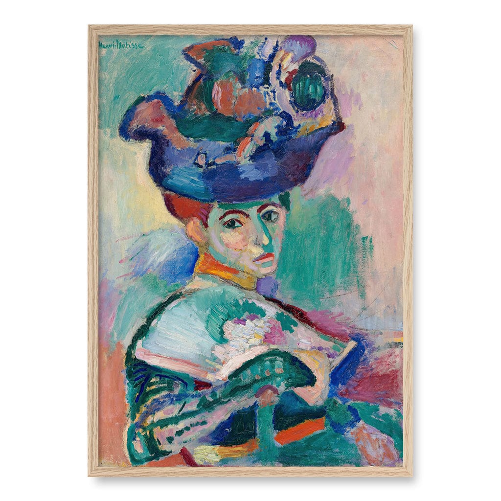 Woman with a Hat - Henri Matisse Art Print - Image 25