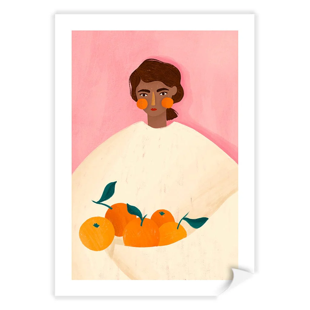 Woman With Oranges Modern Wall Art Print by Bea Muller - Image 14