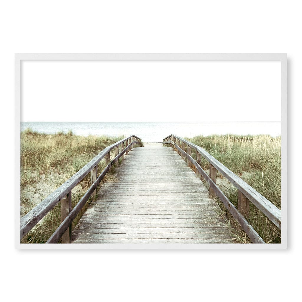 Wooden Beach Path Wall Art Print - Image 15