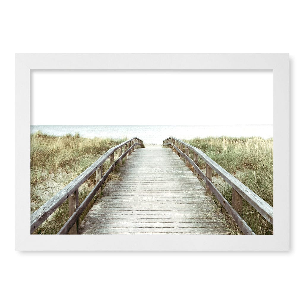 Wooden Beach Path Wall Art Print - Image 18