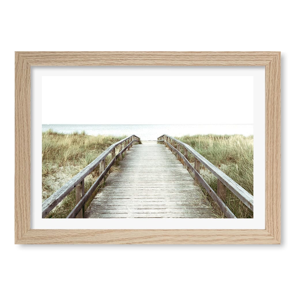Wooden Beach Path Wall Art Print - Image 21