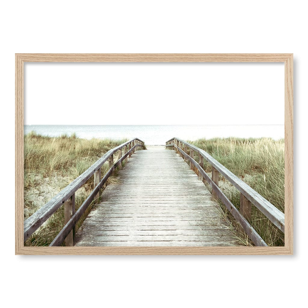 Wooden Beach Path Wall Art Print - Image 23