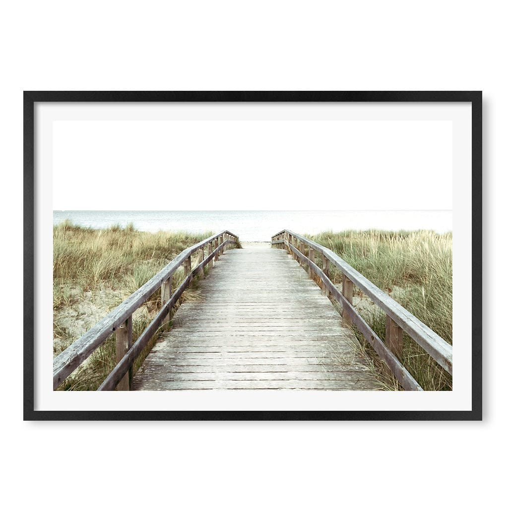 Wooden Beach Path Wall Art Print - Image 26