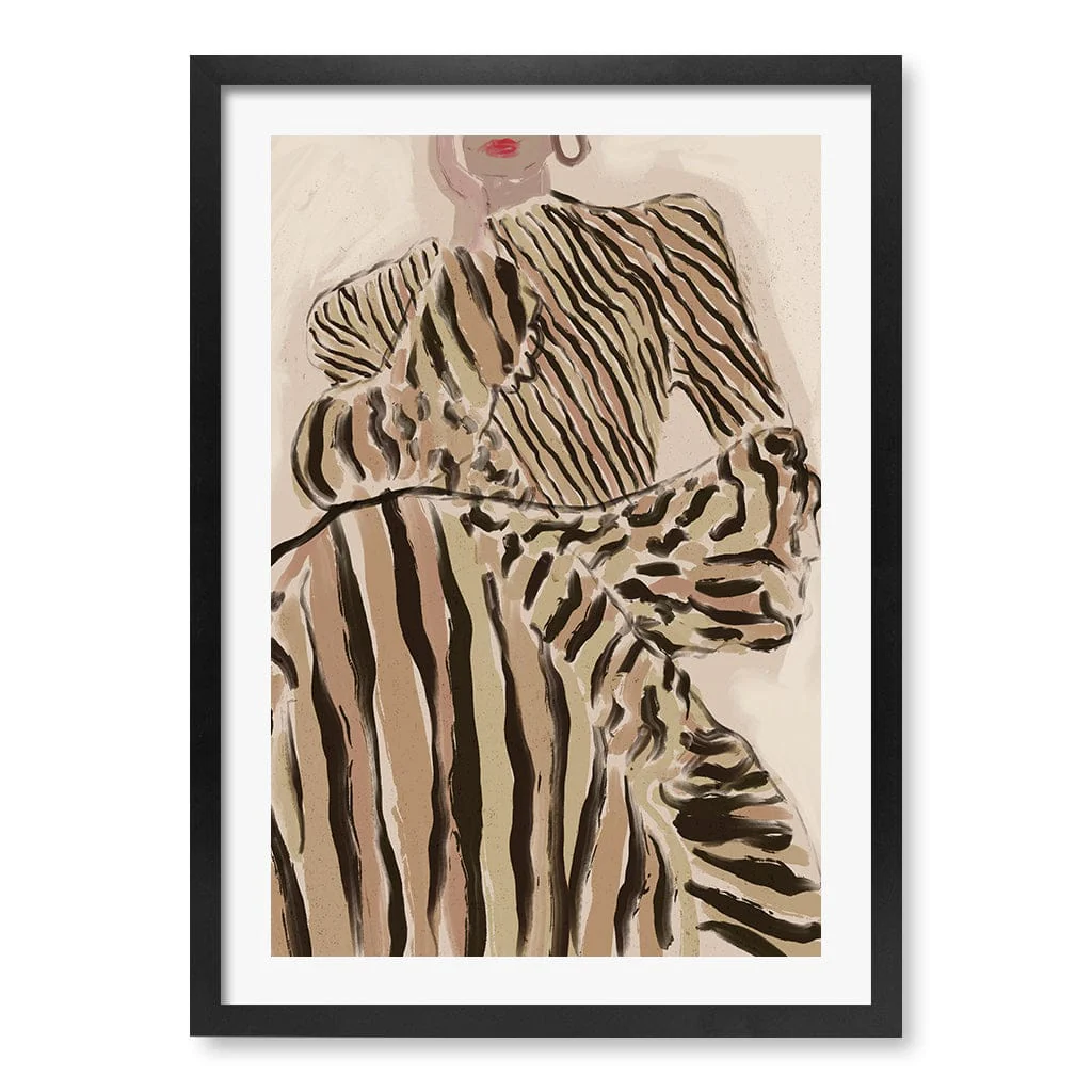 Zebra Elegance Modern Wall Art Print by Treechild - Image 13